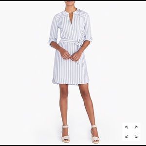 J Crew Mercantile Stripe Shirtdress dress M NWT
